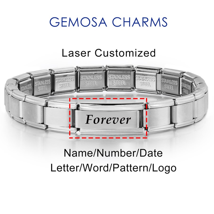 Bracelet Link Remover - GEMOSA 1pc Personalization Message Logo Laser