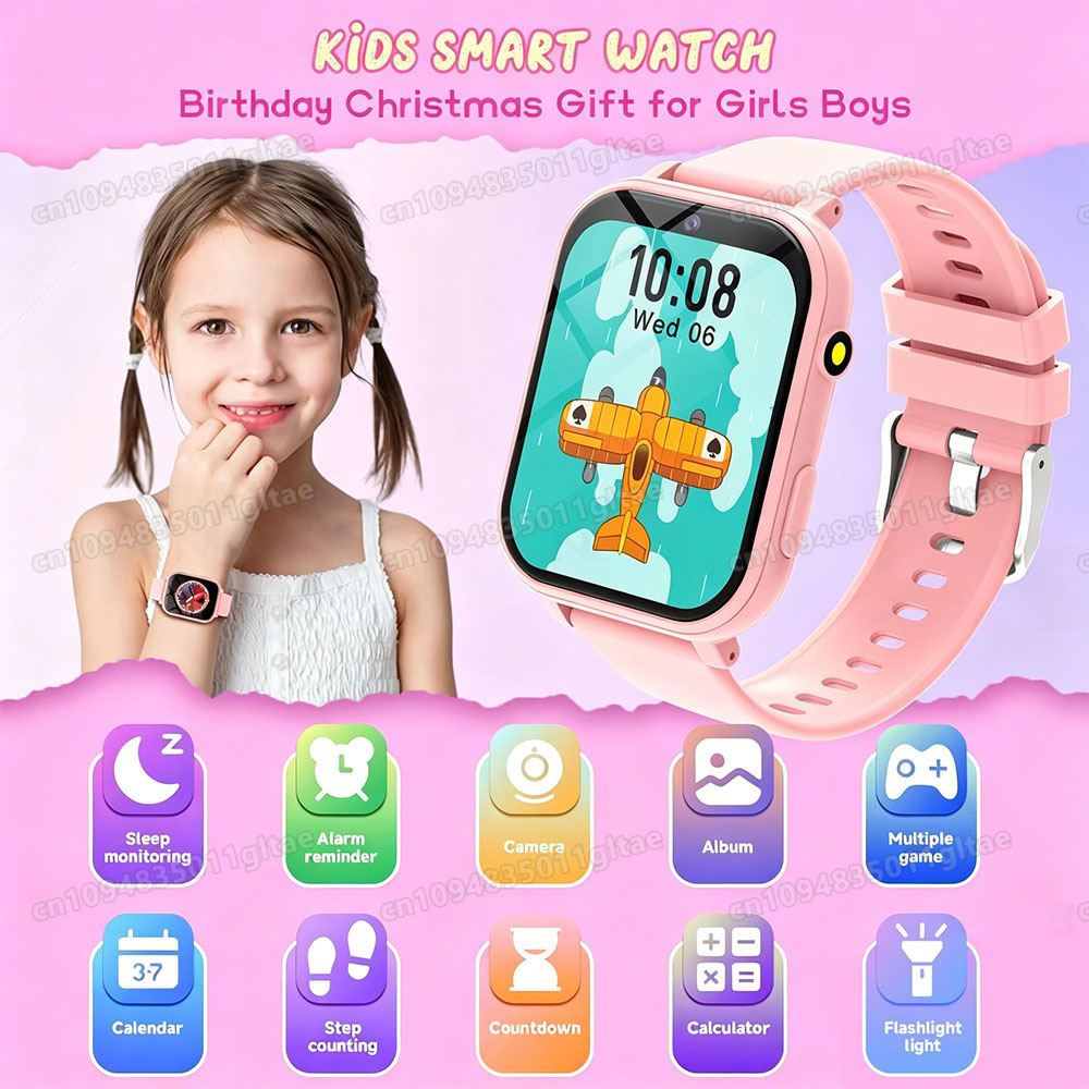 Smartwatch Watches Birthday Gift For Boys - New Smartwatch For Kids HD Camera