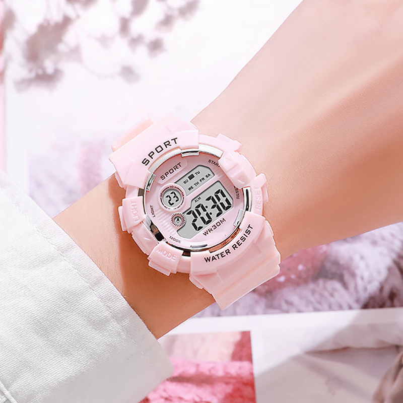 Smartwatch Watches For Boys - Fashion Kids Watches Luminous Waterproof Sports