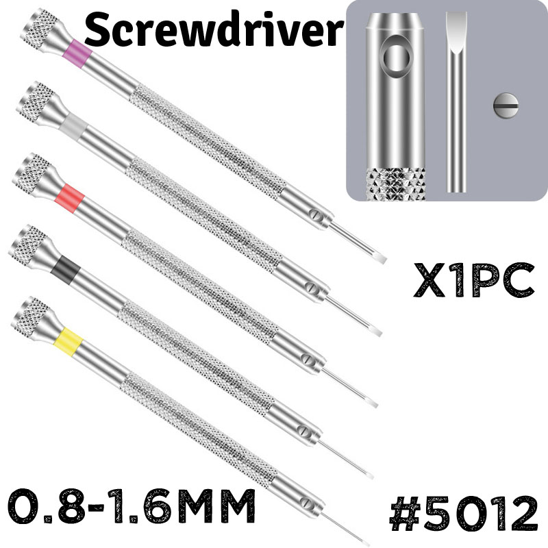 Watchmaker Screwdriver - Precision Watch Repair Screwdriver 0.8mm-1.6mm Flat