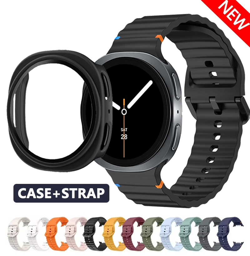 Smartwatch Samsung Watches For Men - Hollow case+Official Silicone band for samsung