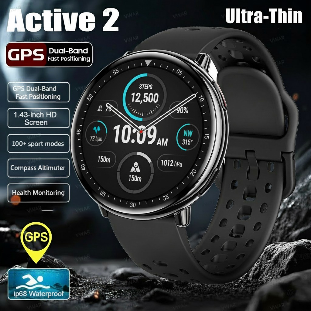 Smartwatch Samsung Watches For Men - 2025New Active 2 Smart Watch Built-in