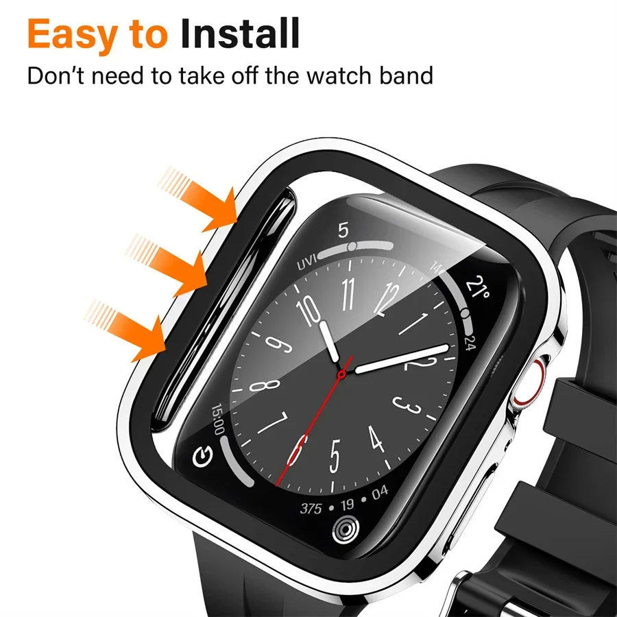 Glass+cover For Apple Watch ca - đánh giá và giá Smartwatch Watches For Girls
