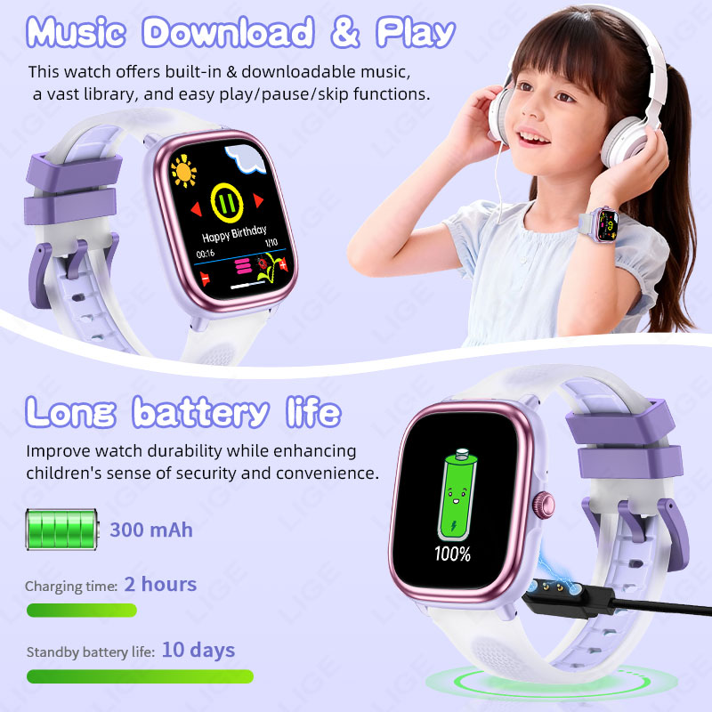 LIGE Children Girls Boys Prese - đánh giá và giá French Connection Watches Smartwatch App