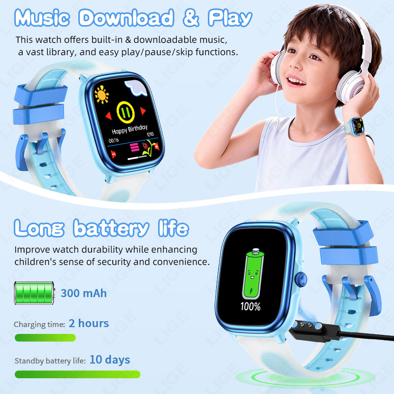 LIGE Kids Girls Boys Present S - đánh giá và giá French Connection Watches Smartwatch App
