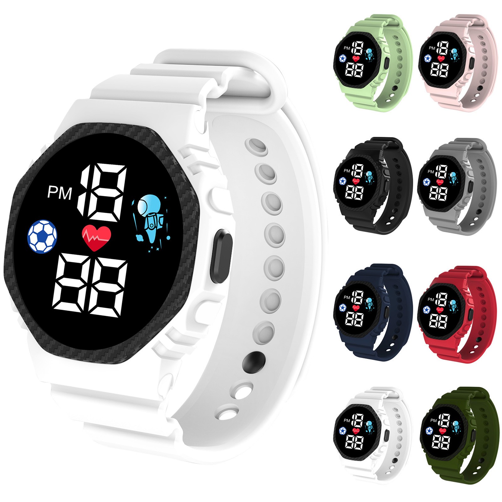 Multi-color Smart Watch For Ki - đánh giá và giá Smartwatch Digital Watches For Girls