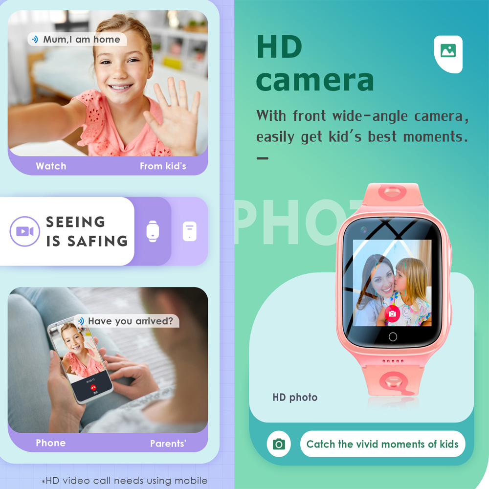 Hot 4G Kids Smartwatch 1000 Ma - đánh giá và giá Smartwatch Digital Watches For Girls