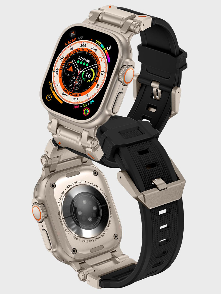 Silicone Strap For Apple Watch - đánh giá và giá Smartwatch Rugged Watches For Men