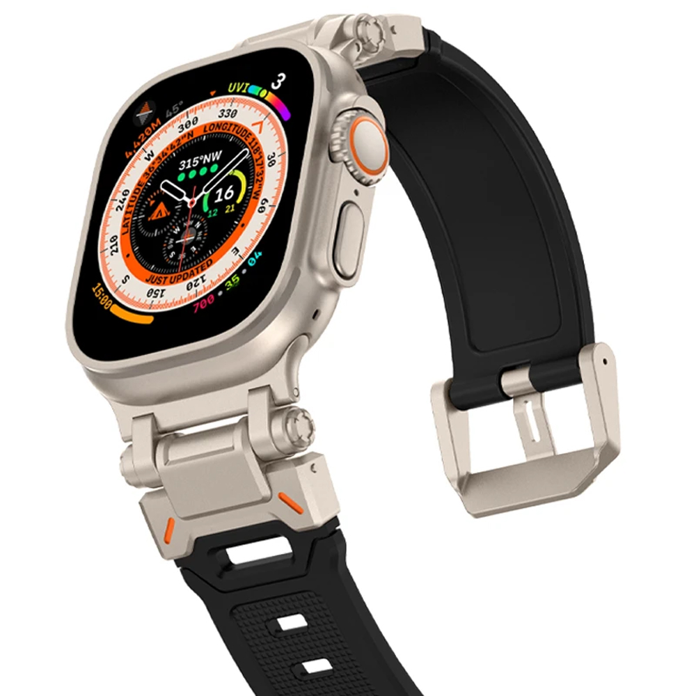Silicone Strap For Apple Watch - đánh giá và giá Smartwatch Rugged Watches For Men