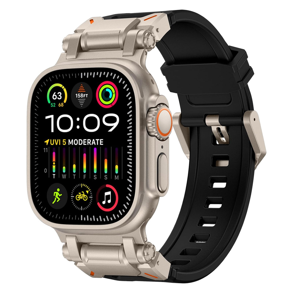 Silicone Strap For Apple Watch - đánh giá và giá Smartwatch Rugged Watches For Men