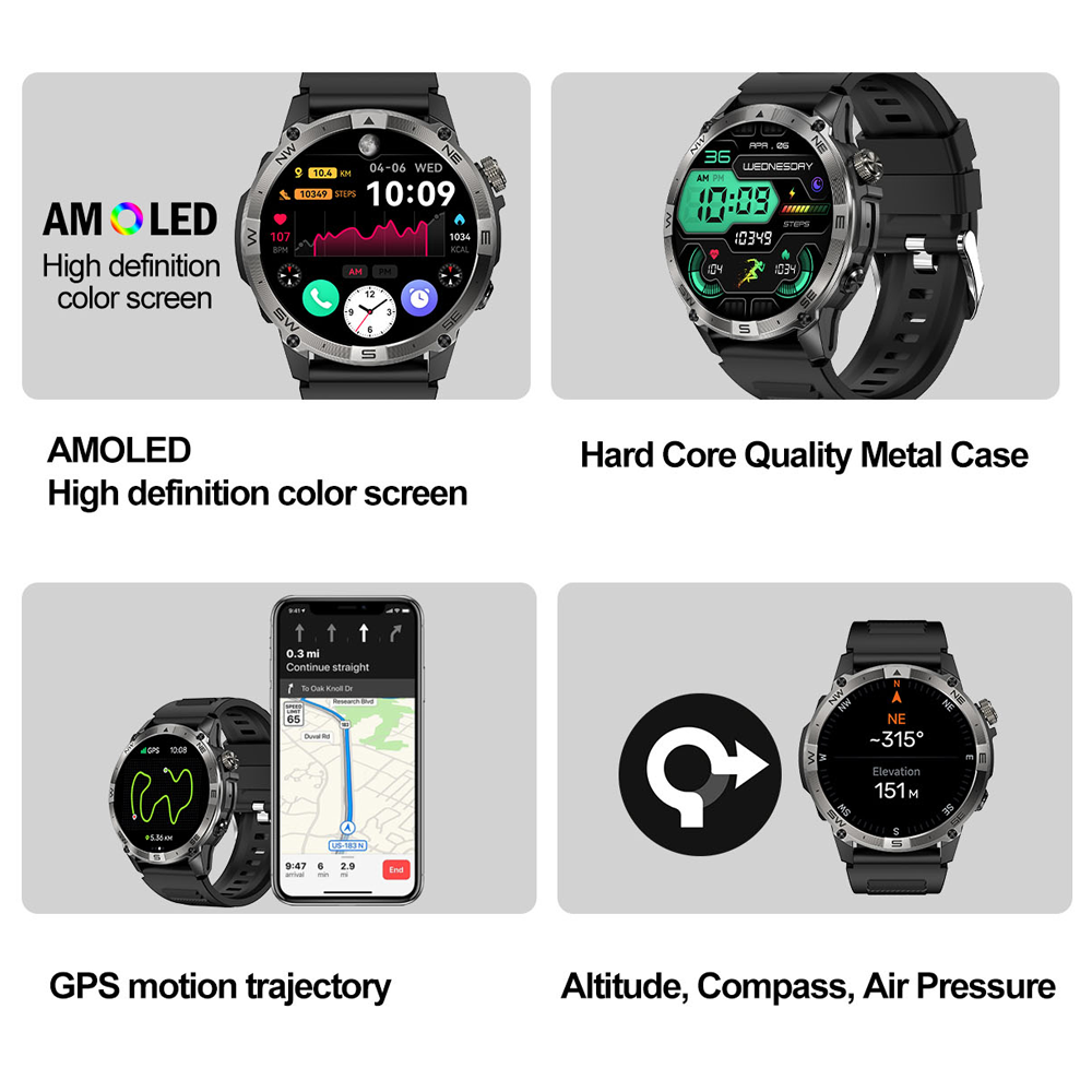 NORTH EDGE GPS Sports Smart Wa - đánh giá và giá Smartwatch Watches For Men With Gps