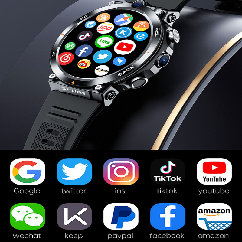 New Google Play 1.39-inch 4G N - đánh giá và giá Smartwatch Rugged Watches For Men