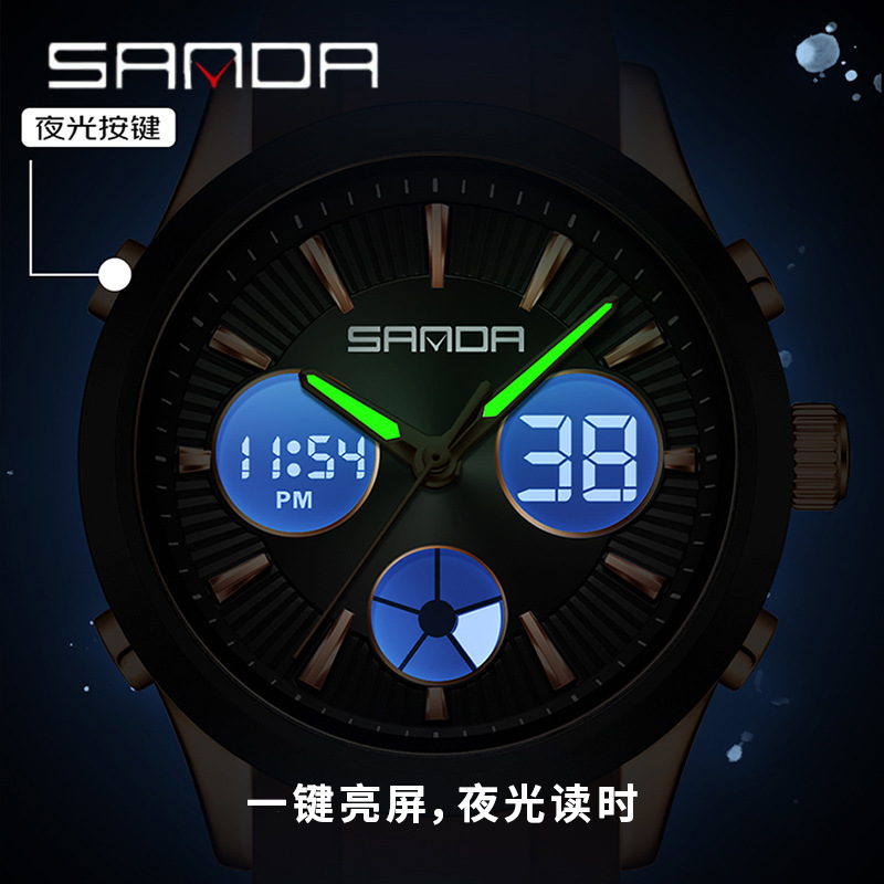 SANDA electronic watch luminou - đánh giá và giá Smartwatch Watches For Girls
