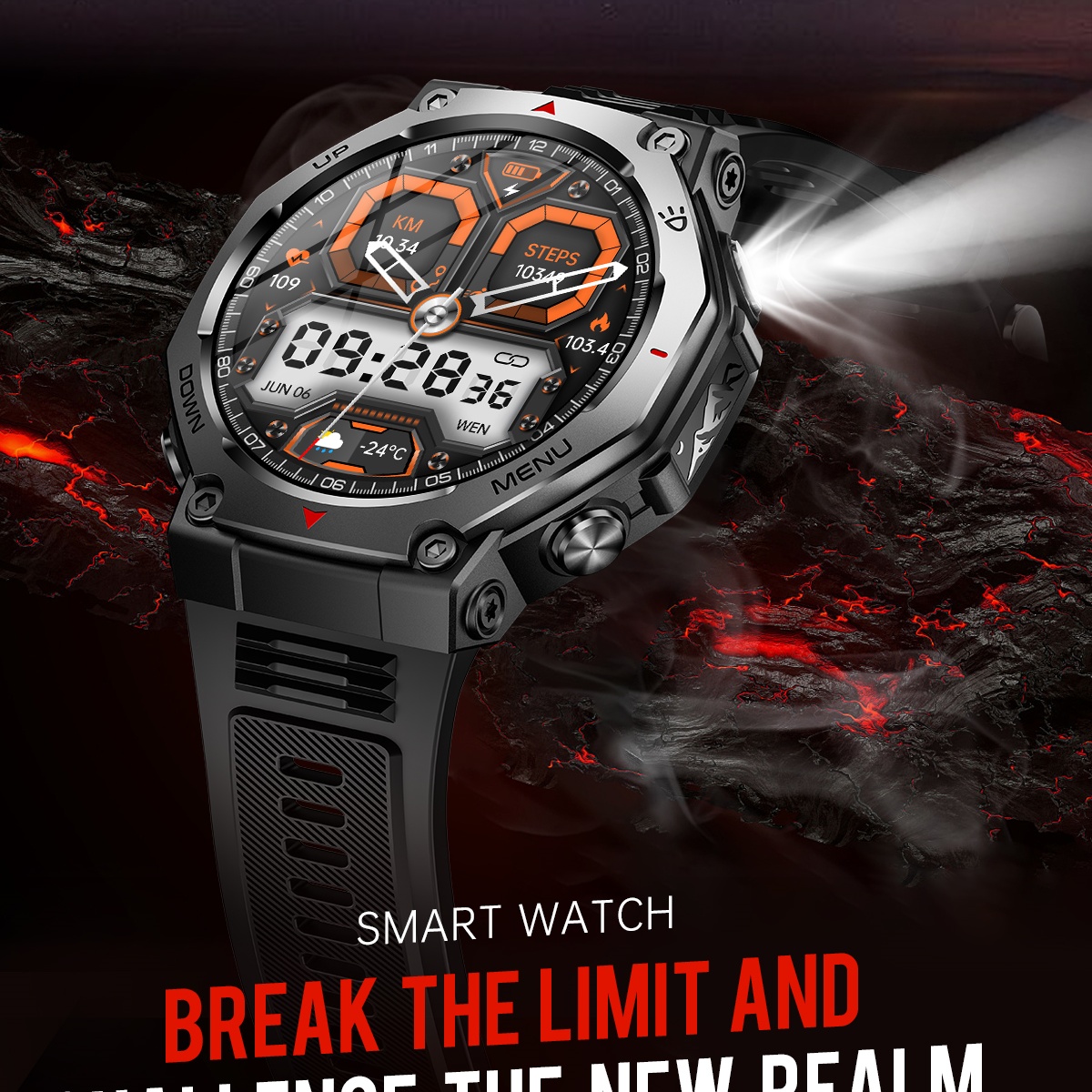 VWAR T-Rex Ultra Smart Watch w - đánh giá và giá Watch Vs Amazfit
