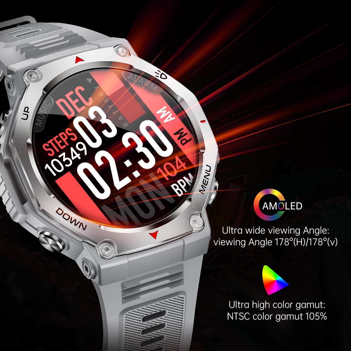 VWAR T-Rex Ultra Smart Watch w - đánh giá và giá Watch Vs Amazfit
