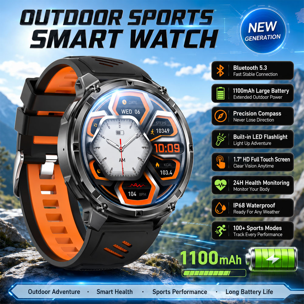 YAOCX AMOLED Smartwatch Men 11 - đánh giá và giá Smartwatch Rugged Watches For Men