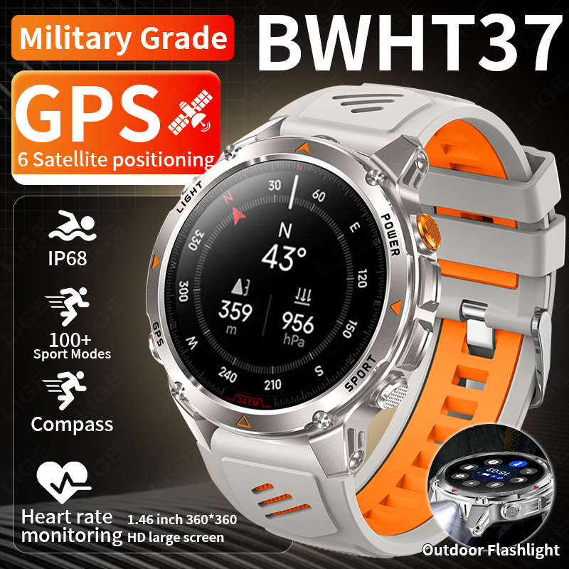 LIGE Rugged GPS Track Smart Wa - đánh giá và giá Smartwatch Watches For Men With Gps