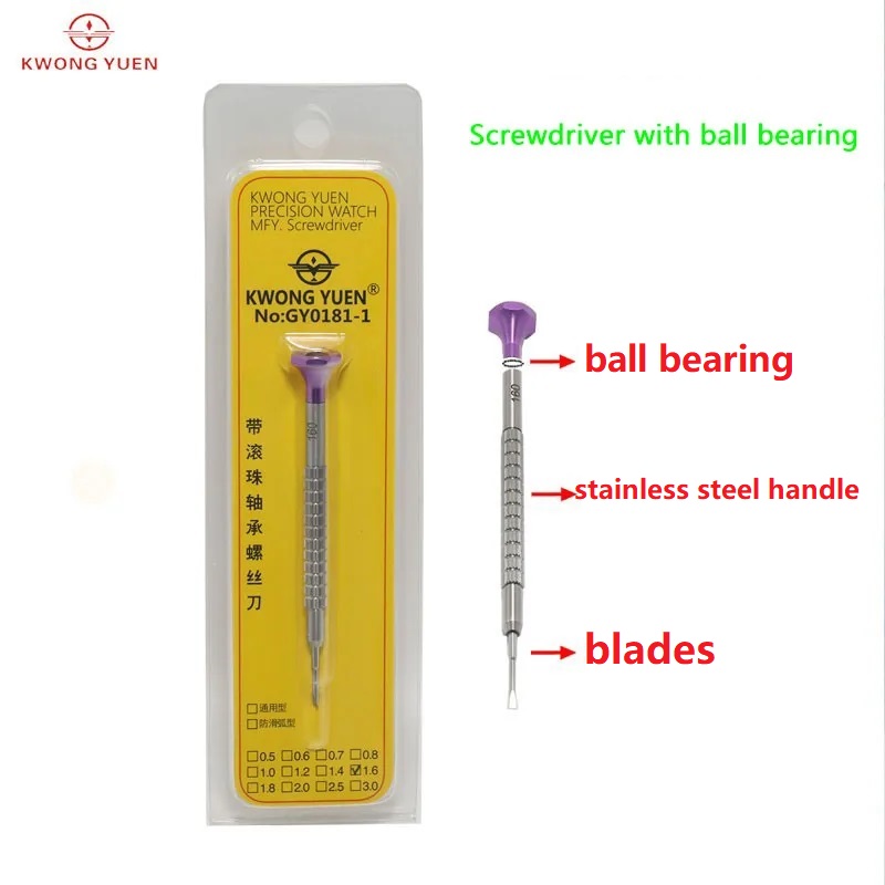 Kwong YUEN Screwdrivers for Wa - đánh giá và giá Watchmaker Screwdriver
