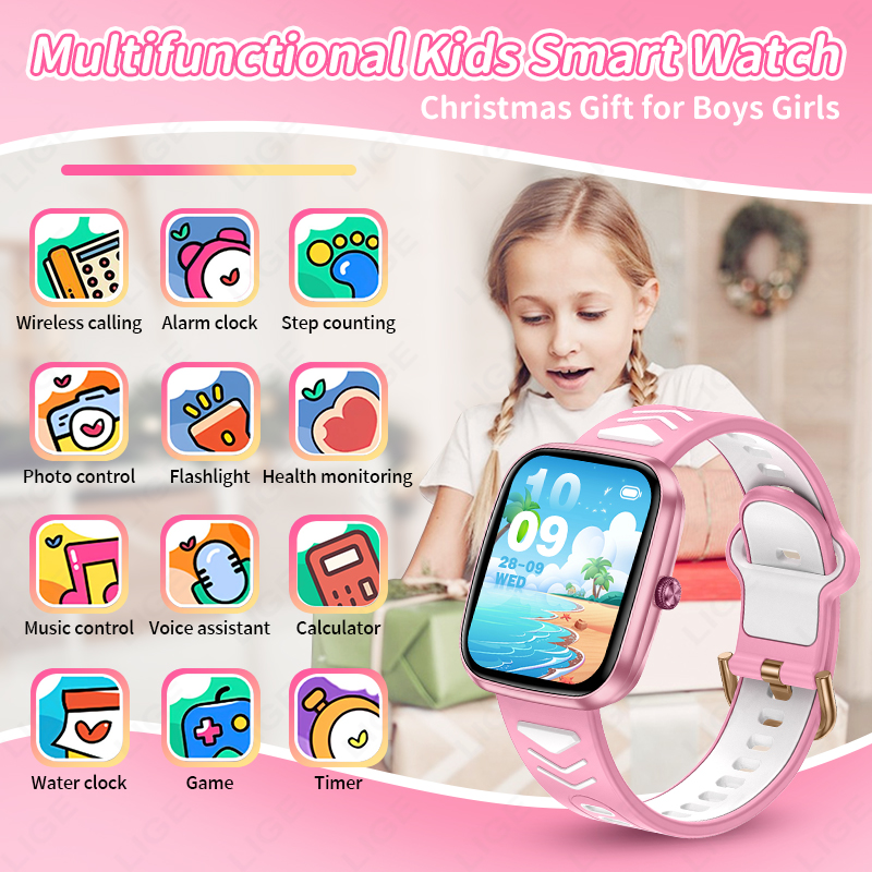 LIGE New 1.75 Inch Bluetooth C - đánh giá và giá Smartwatch Digital Watches For Girls