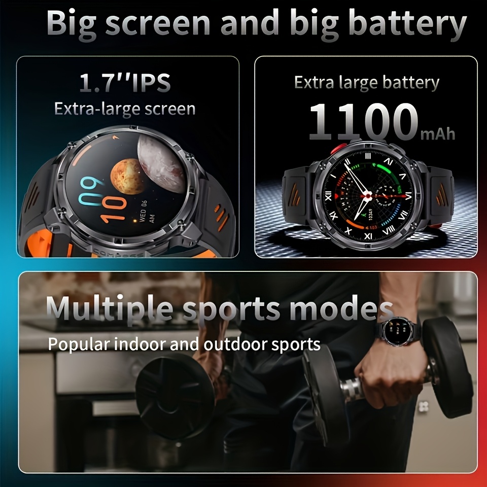 New T-REX3 Ultra 1100mAh Batte - đánh giá và giá Smartwatch Watches For Men With Gps
