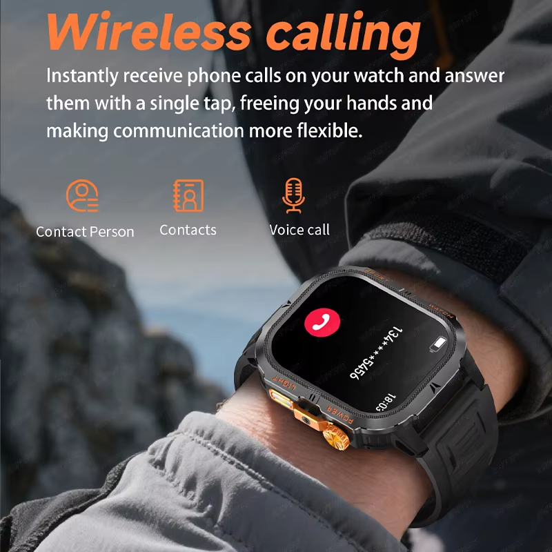 2026 Rugged 1200mAh big Batter - đánh giá và giá Smartwatch Rugged Watches For Men