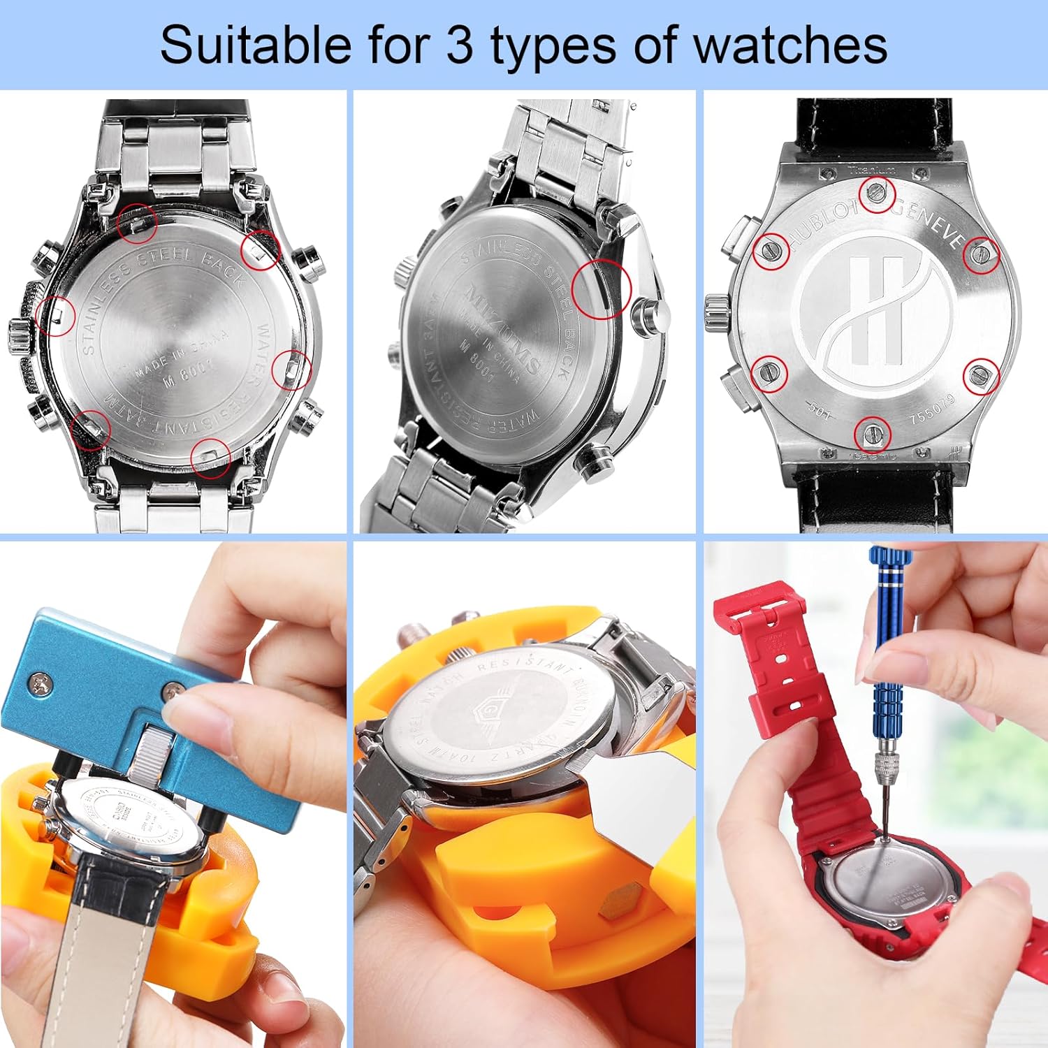 32 pcs Watch Battery Replaceme - đánh giá và giá Watchmaker Screwdriver
