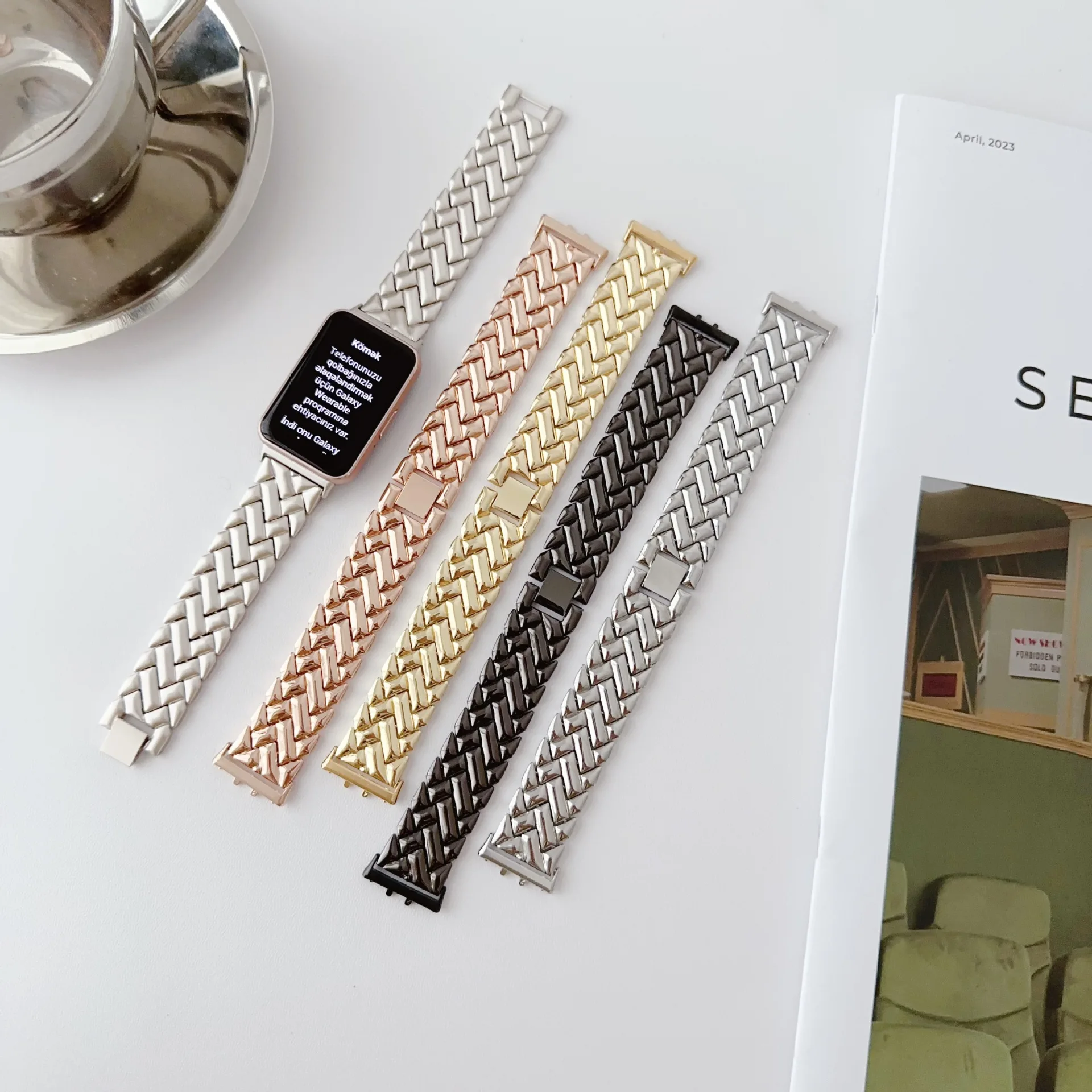 New Wristband Metal Strap for  - đánh giá và giá Smartwatch Samsung Watches For Men