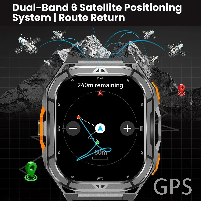Luxury AMOLED Smartwatch Real  - đánh giá và giá Smartwatch Watches For Men With Gps