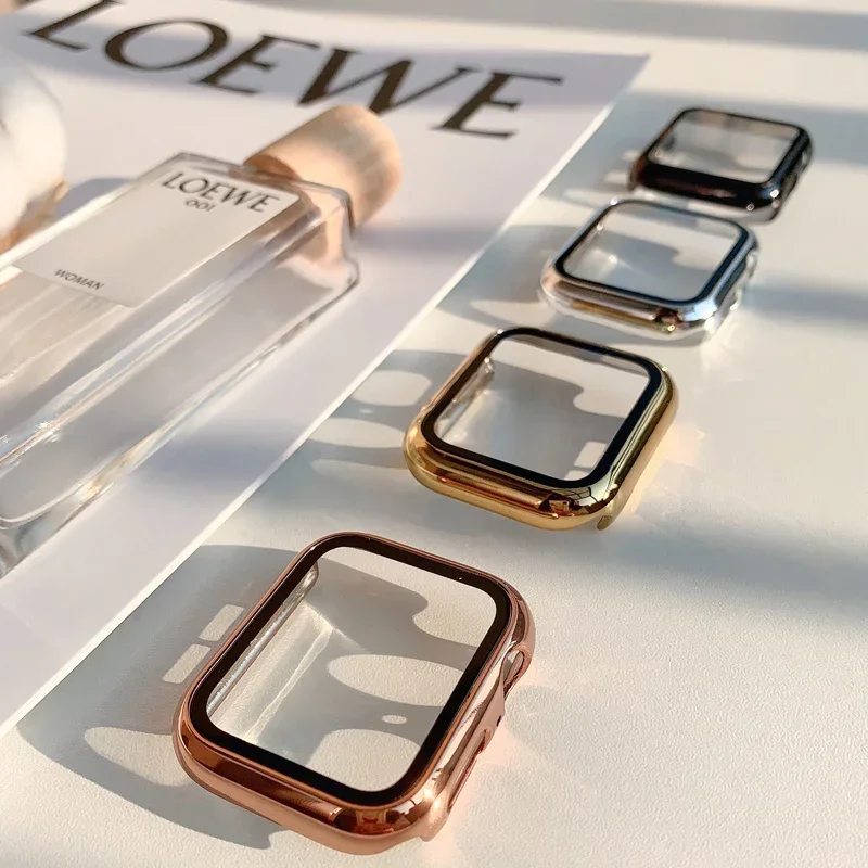 Glass+case For Apple Watch ban - đánh giá và giá Smartwatch Watches For Girls
