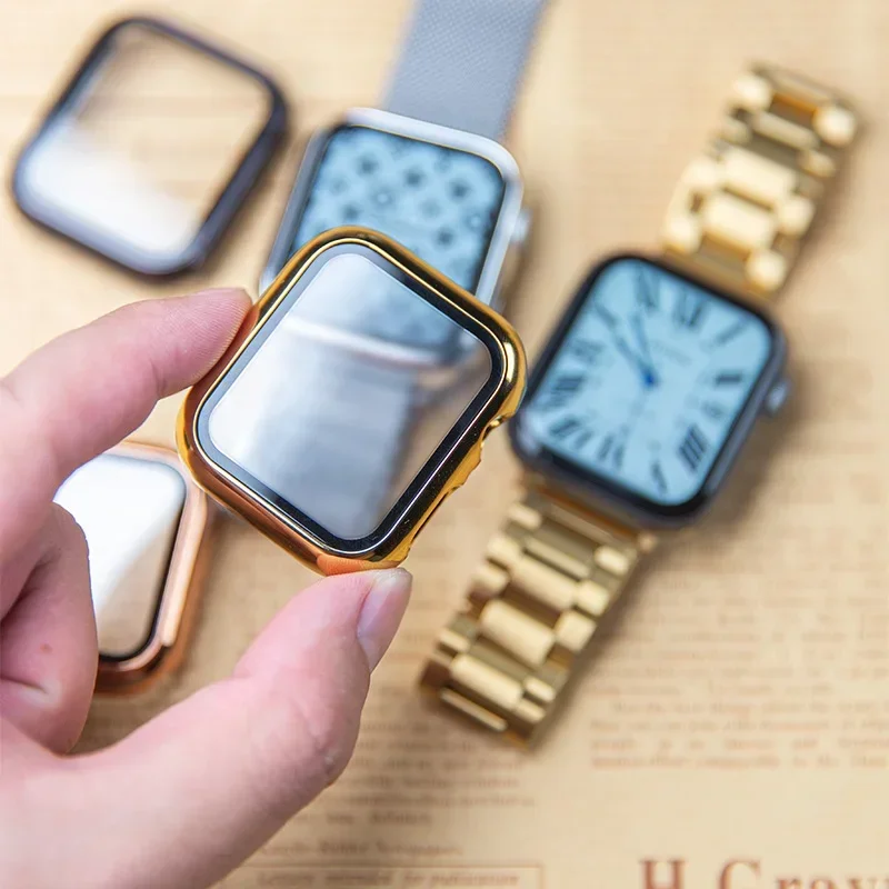 Glass+case For Apple Watch ban - đánh giá và giá Smartwatch Watches For Girls