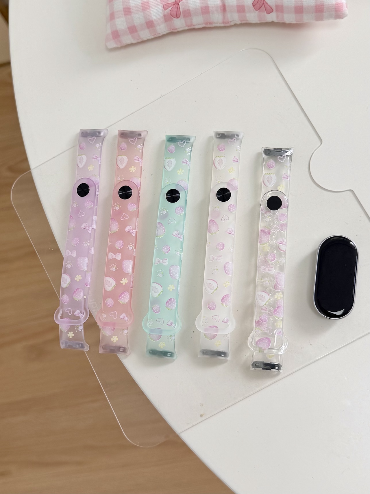 Super Cute Strawberry Bow Prin - đánh giá và giá Watch Smartwatch Android