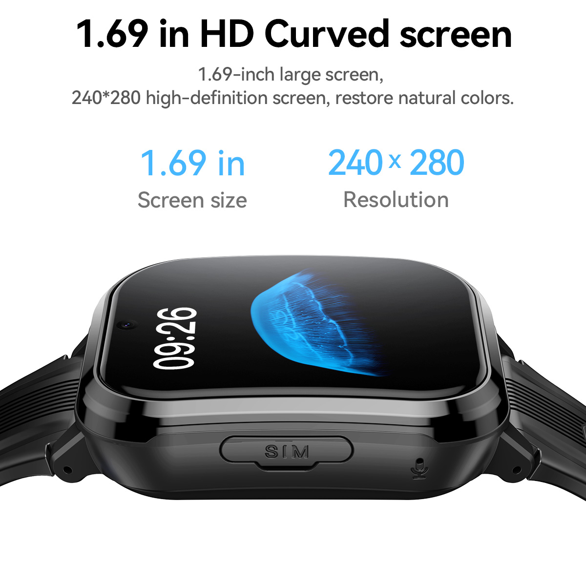 HOCO Y108 1.69inch HD LCD Curv - đánh giá và giá Smartwatch Watches For Boys