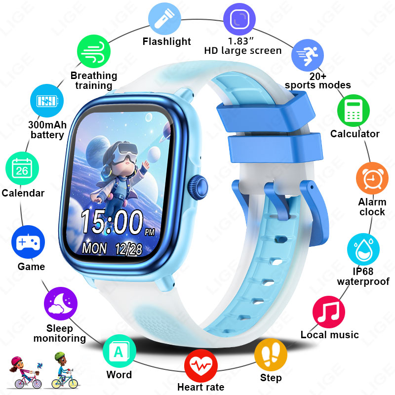 LIGE Kids Girls Boys Present S - đánh giá và giá French Connection Watches Smartwatch App